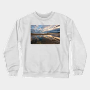 Cullercoats Bay reflections Crewneck Sweatshirt